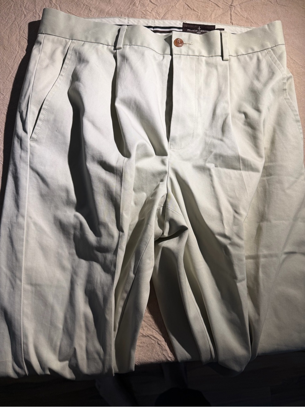 Black Brown 1826 Men’s Chinos in Light Tan
